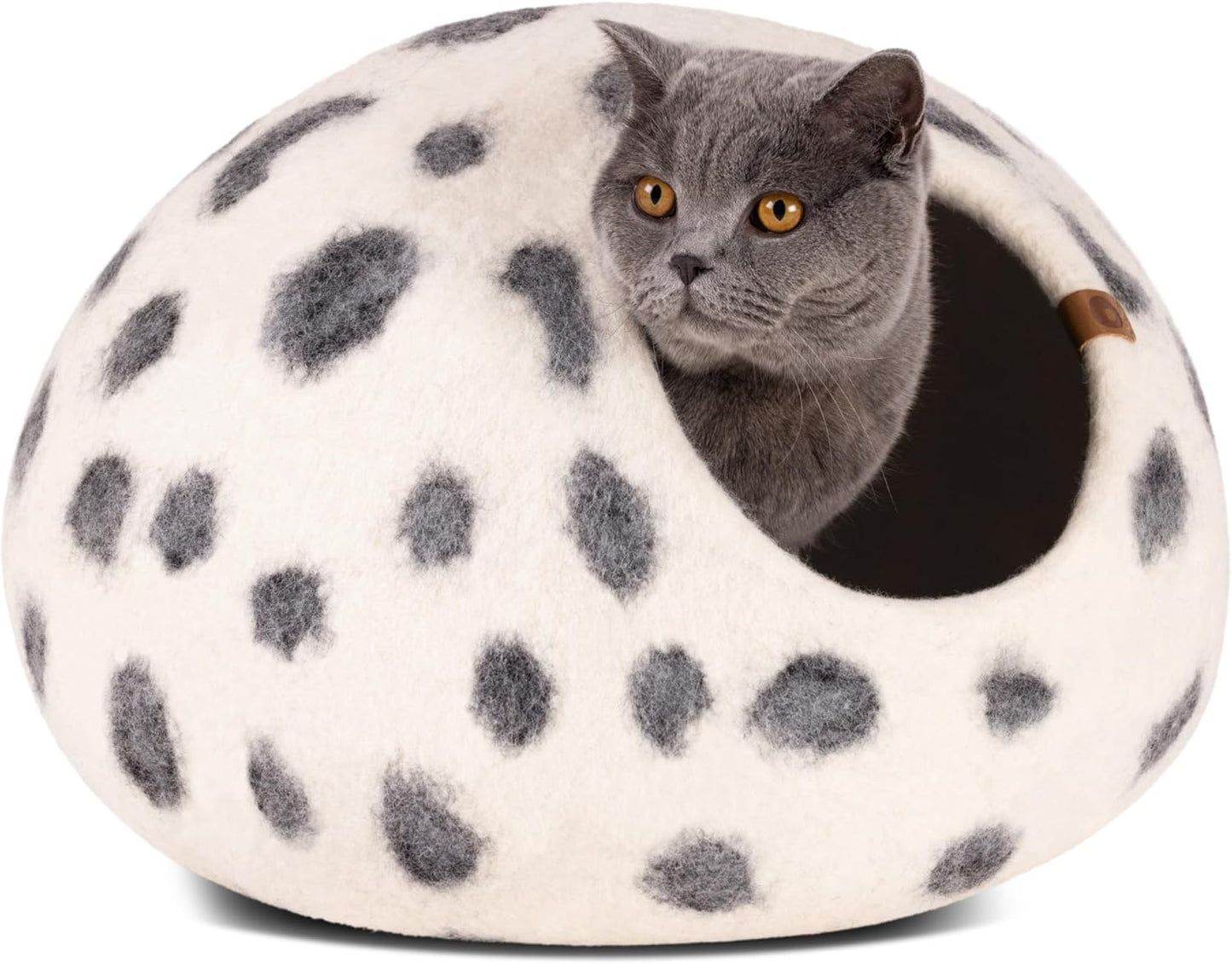 MEOWFIA Cat Cave Premium Felt Cat Bed for Indoor Cats