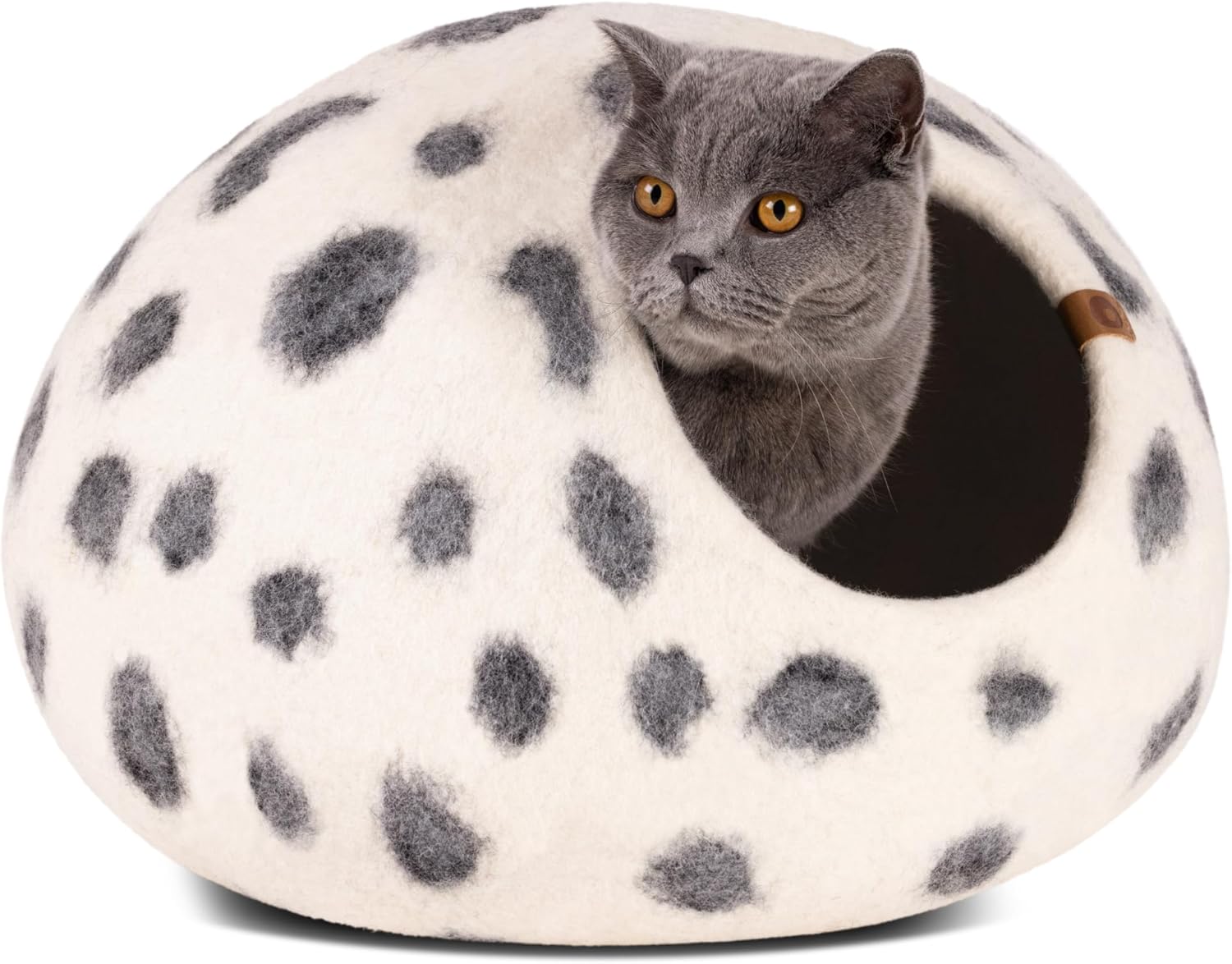 MEOWFIA Cat Cave Premium Felt Cat Bed for Indoor Cats