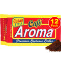 Cafe Aroma Dark Roast Espresso Ground Coffee - Cuban Style 12-Pack