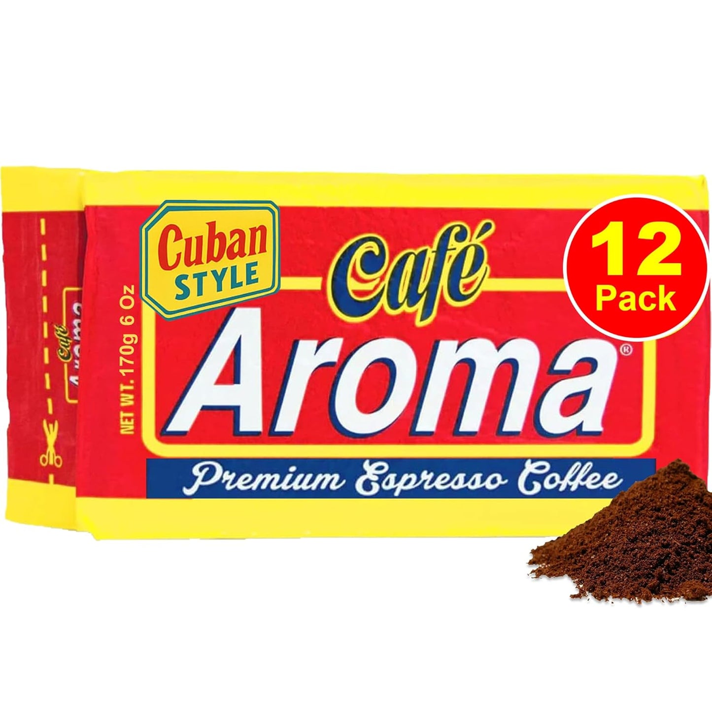 Cafe Aroma Dark Roast Espresso Ground Coffee for Coffee Lovers