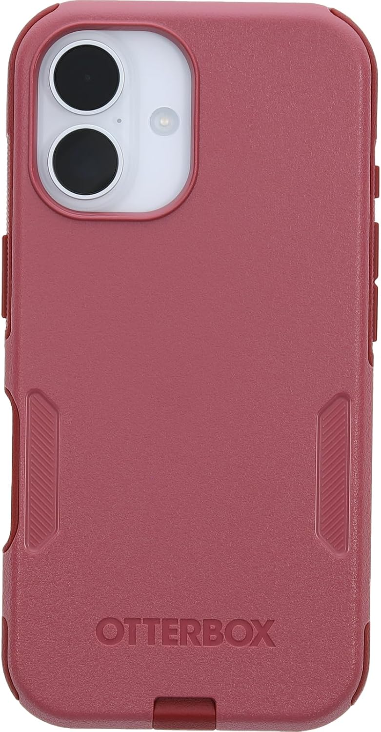 OtterBox iPhone 16 Commuter Case in Foxberry Pink for Protection