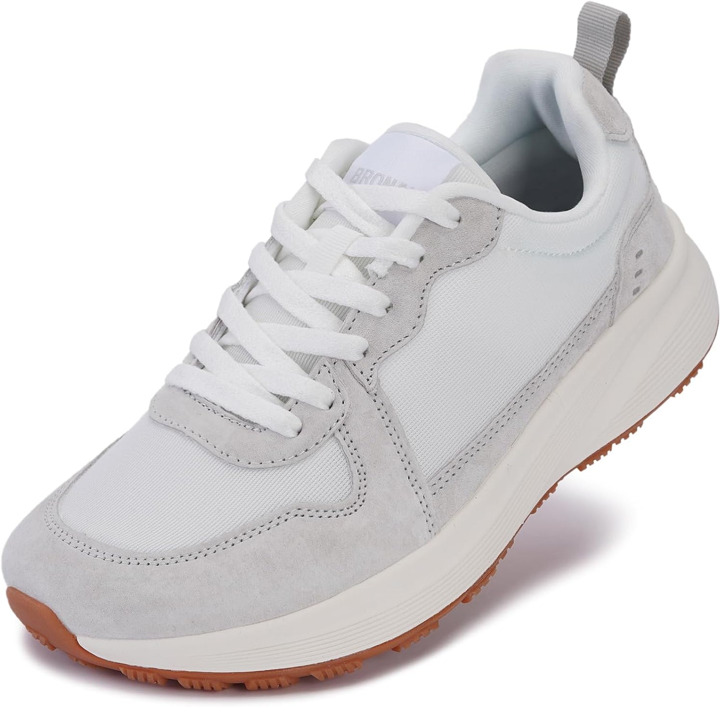BRONAX Womens Wide Toe Box Athletic Casual Shoes for Comfort