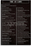 Review 48 Laws of Power Canvas Poster - Transform Your Space!