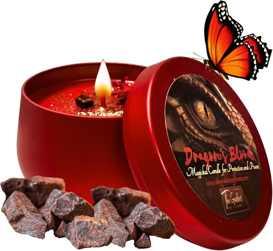 Dragon's Blood Spiritual Candle for Positive Energy and Clarity