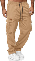 Men's Casual Cargo Sweatpants with Drawstring Waist - Tactical Joggers