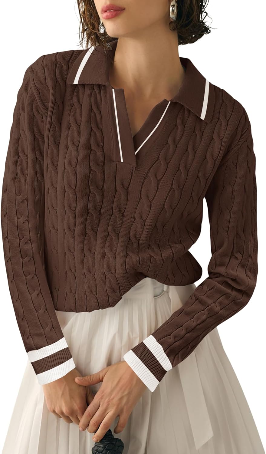 Micoson Womens Fall Long Sleeve Sweaters for Stylish Comfort