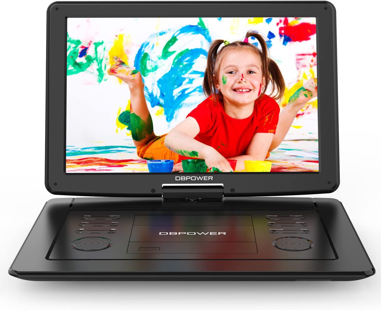 DBPOWER 17.9 Portable DVD Player with 15.6 HD Swivel Screen