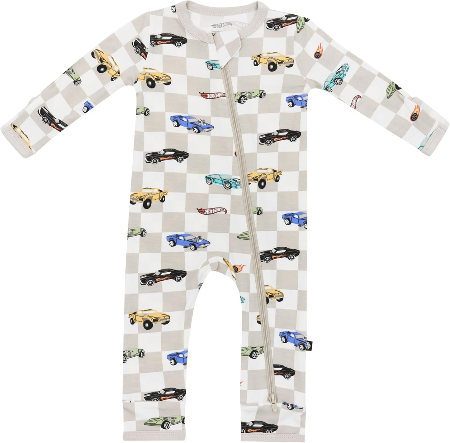KYTE BABY Unisex Rayon Bamboo Zippered Rompers for Infants