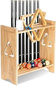 EXTCCT Pool Stick Holder Floor Stand for Game Room Organization