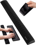 Memory Foam Keyboard Wrist Rest - Pain-Reducing Non-Slip Support