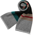 Villand Australian Merino Wool Tartan Knitted Scarf for Men