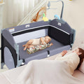 5-in-1 Baby Bassinet Bedside Crib for Safe Co-Sleeping