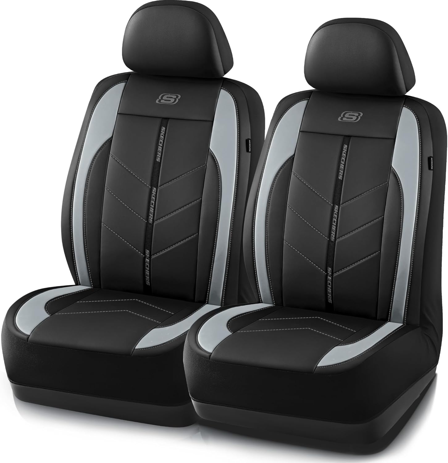 Skechers Luxury Faux Leather Car Seat Covers for Ultimate Comfort