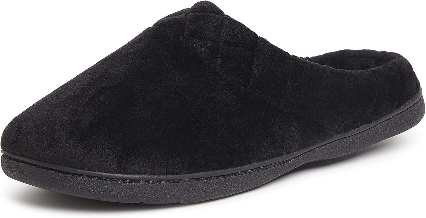 Darcy Velour Clog Slippers for Women with Memory Foam Comfort
