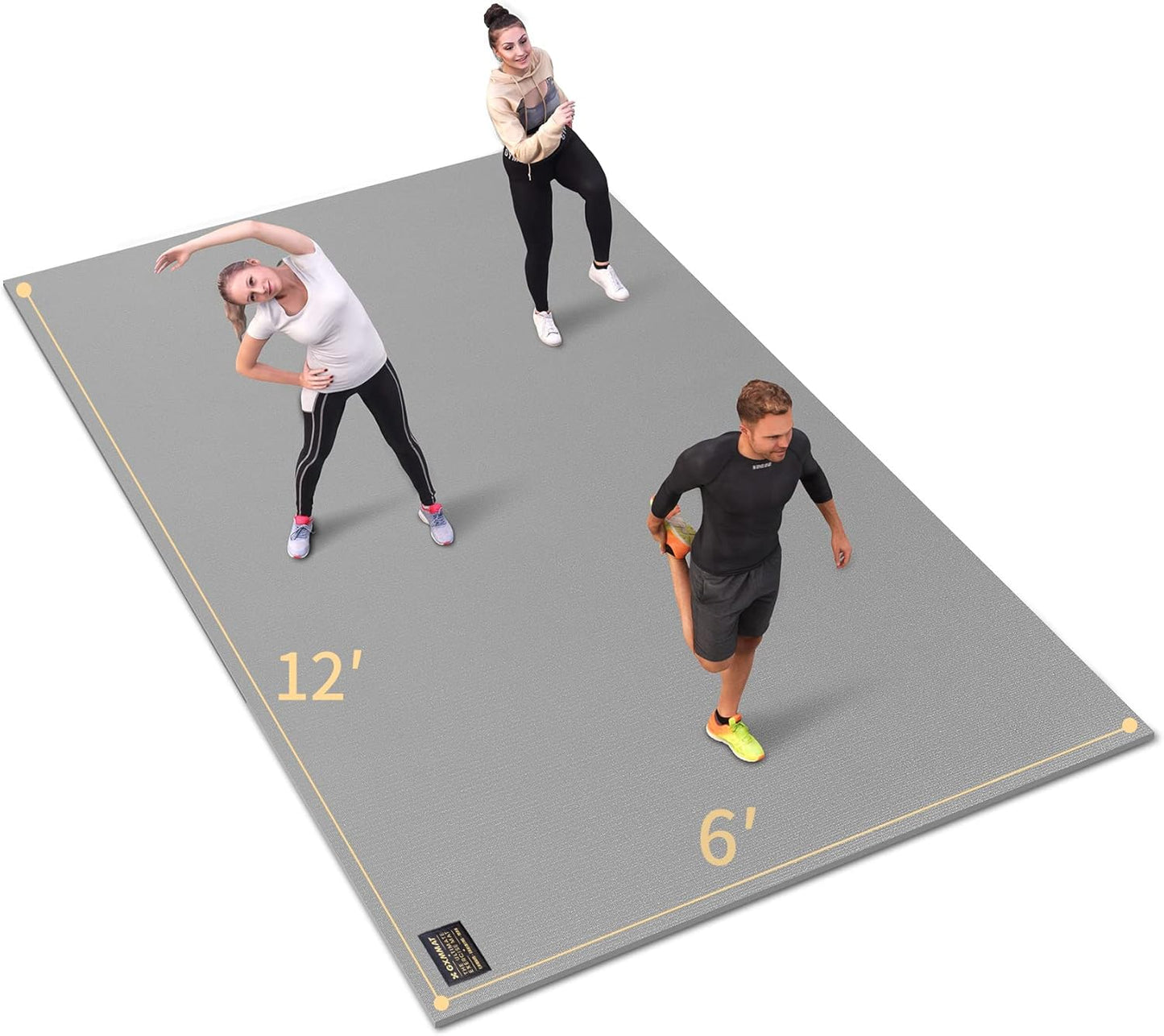 GXMMAT Extra Large Exercise Mat for Home Gym Flooring Needs