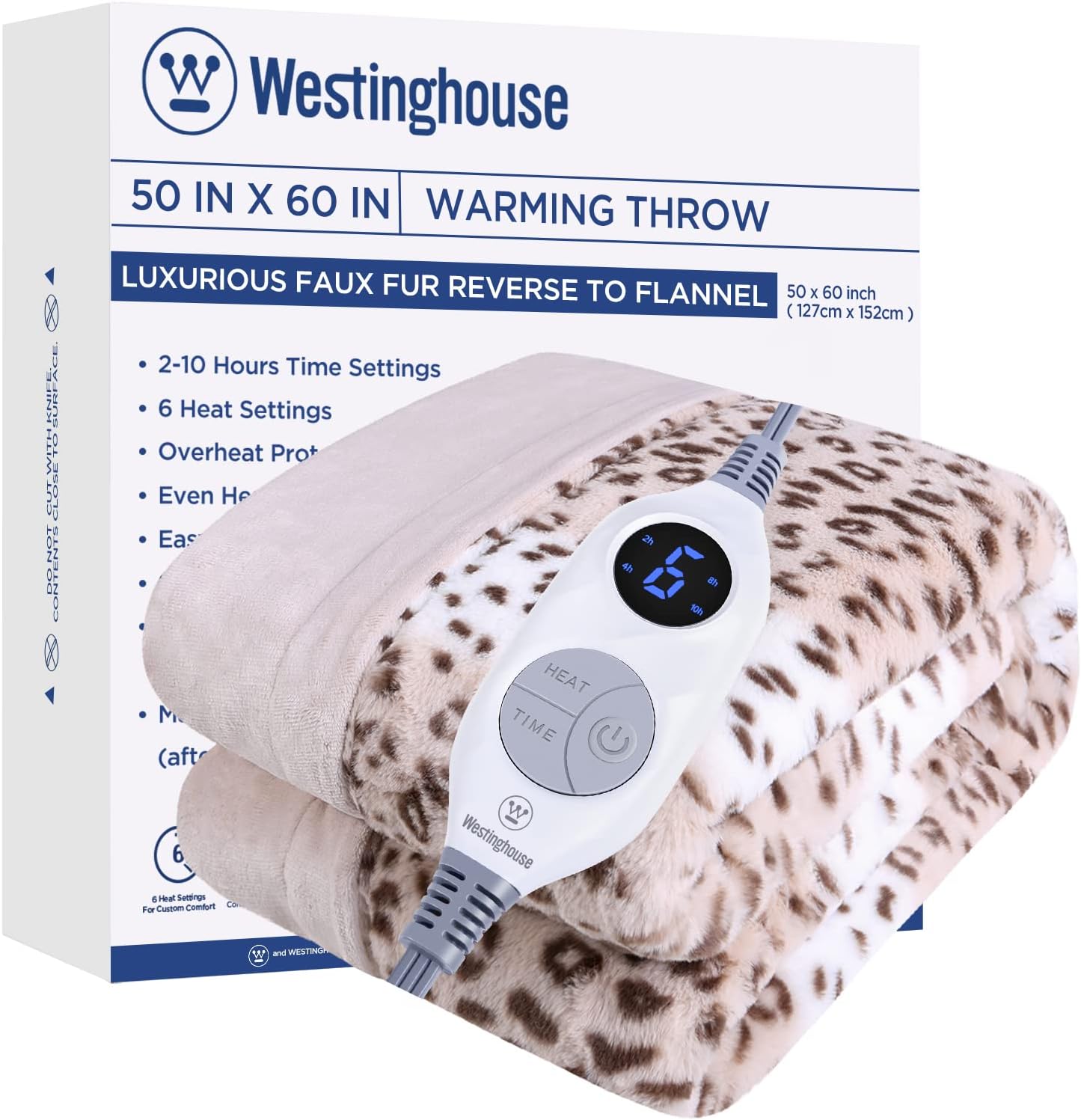 Westinghouse Heated Throw Blanket for Ultimate Comfort and Warmth