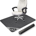 Placoot 2 Pack Office Chair Mat for Hardwood Floor - Large 55x35 in