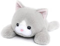 Weighted Cat Stuffed Animal Plush Toy 20 in - Cozy, Removable Weight