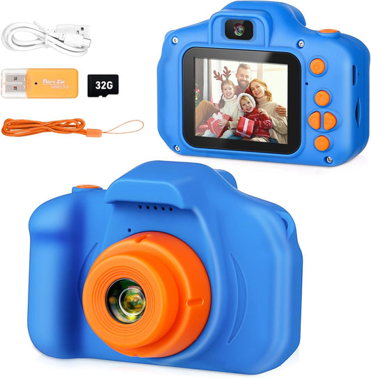 Capture Memories: Kids Selfie Camera with 32GB SD Card