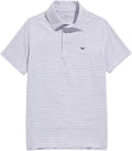 Boys' Bradley Stripe Sankaty Polo - Durable Performance Shirt