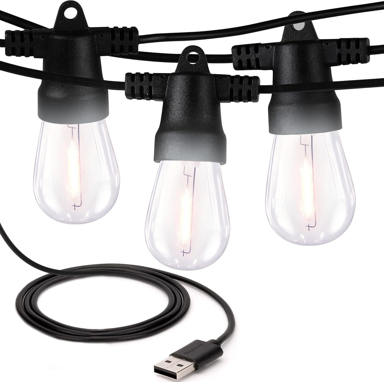 Brightech Ambience Pro USB Powered String Lights for Outdoor Use
