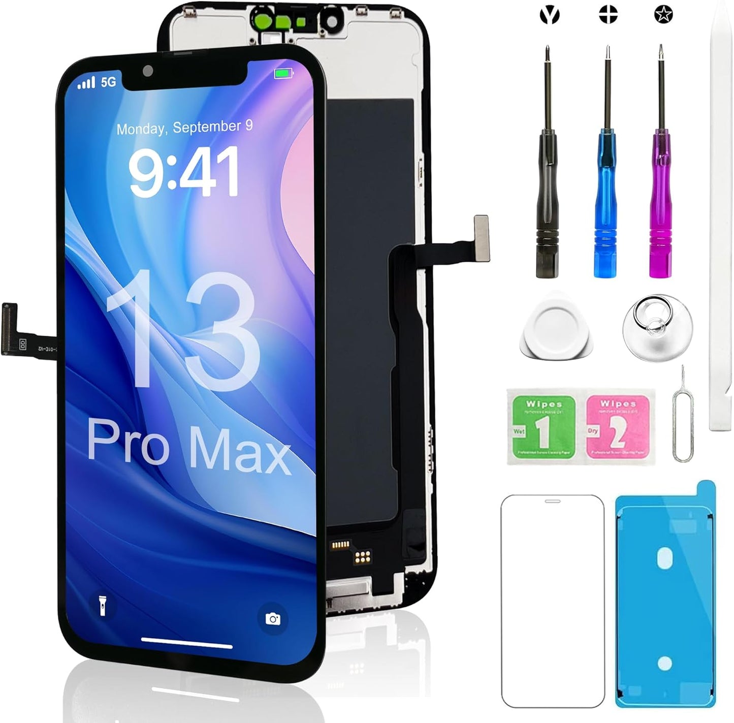 iPhone 13 Pro Max Screen Replacement Kit with Repair Tools
