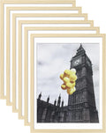 Set of 6 Natural Wood 12x16 Picture Frames for Any Occasion