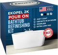 Ekopel 2K Bathtub Refinishing Kit for Glossy White Finish
