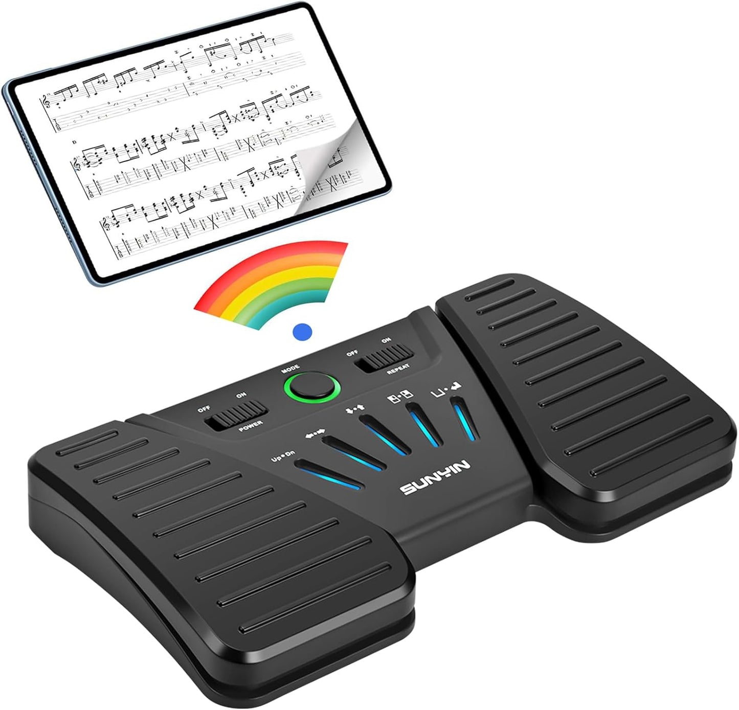 Wireless Page Turner Pedal for Hands-Free Music Performance