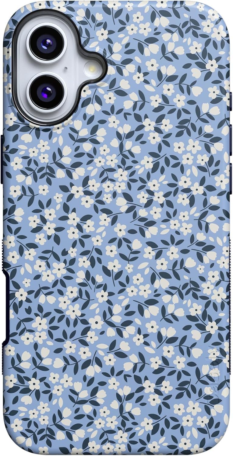 Bold Protective iPhone 16 Case with Picking Daisies Design