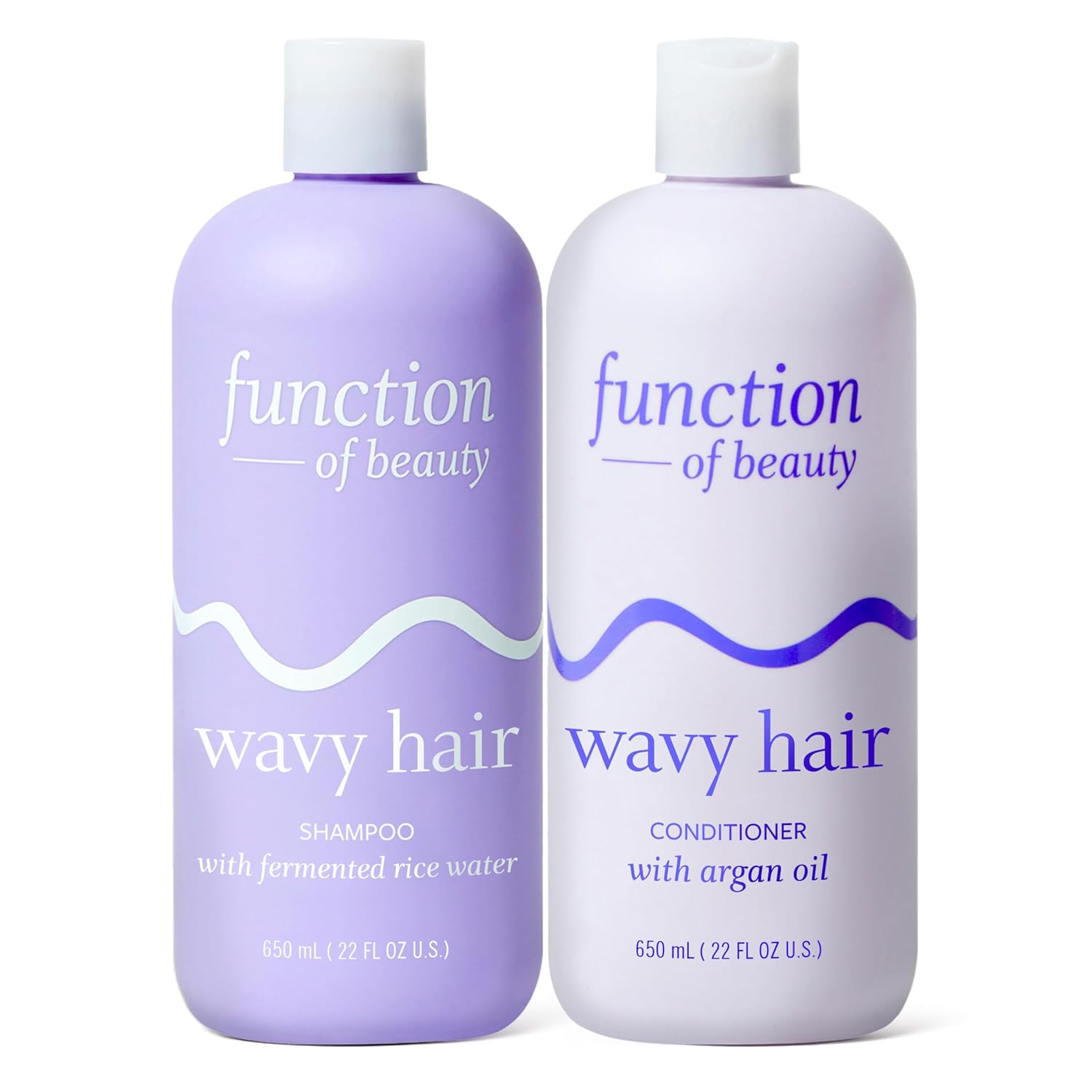 Function of Beauty Wavy Hair Shampoo & Conditioner Set for Waves