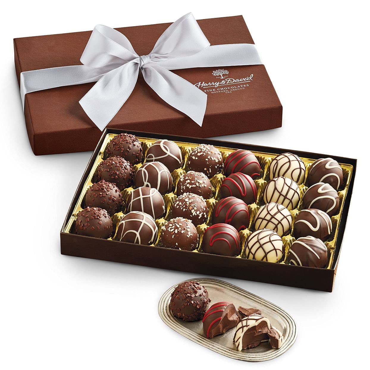 Signature Chocolate Truffles Gift Box - 24 Assorted Delights