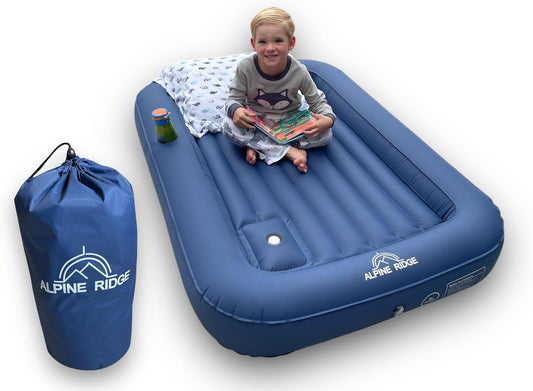 Toddler Travel Bed with Bumpers for Safe Sleep Anywhere