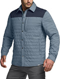 CQR Men's Lightweight Insulated Jacket - Windproof Packable Warm fit