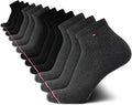 Tommy Hilfiger Men's Cushion Quarter Cut Ankle Socks (12 Pack) Shoes