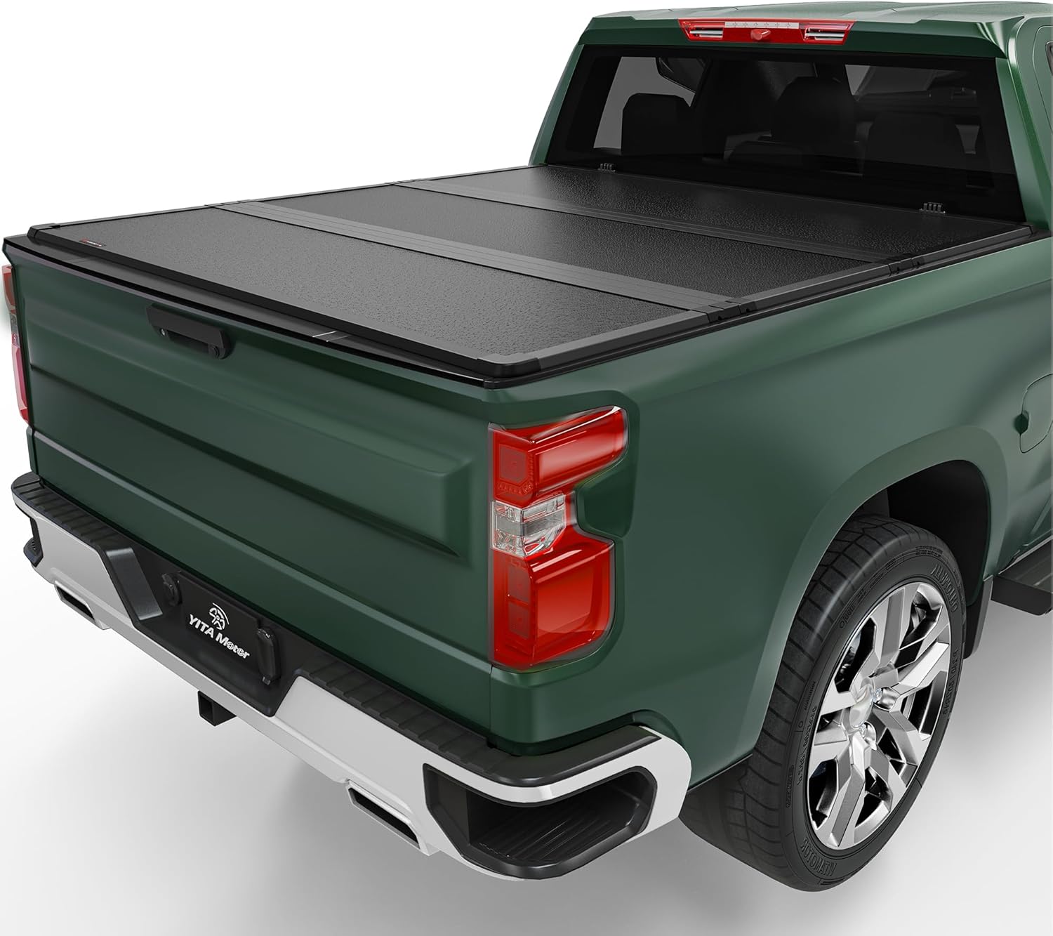 YITAMOTOR Hard Tri-fold Truck Bed Tonneau Cover for Chevy 2019-2025