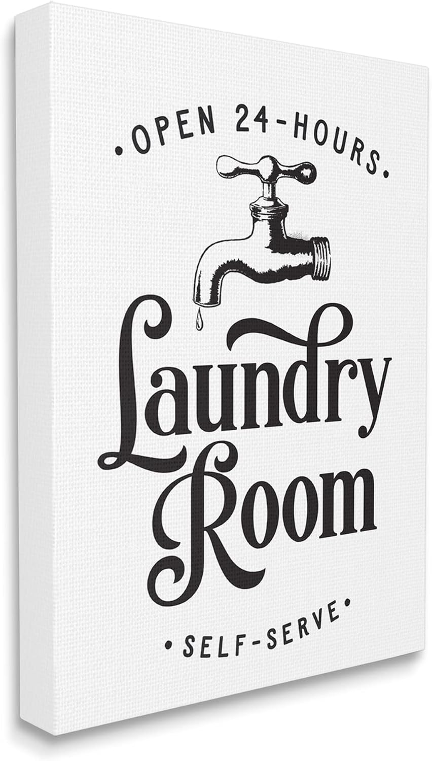 Stupell Industries Vintage Laundry Room Sign for Home Decor