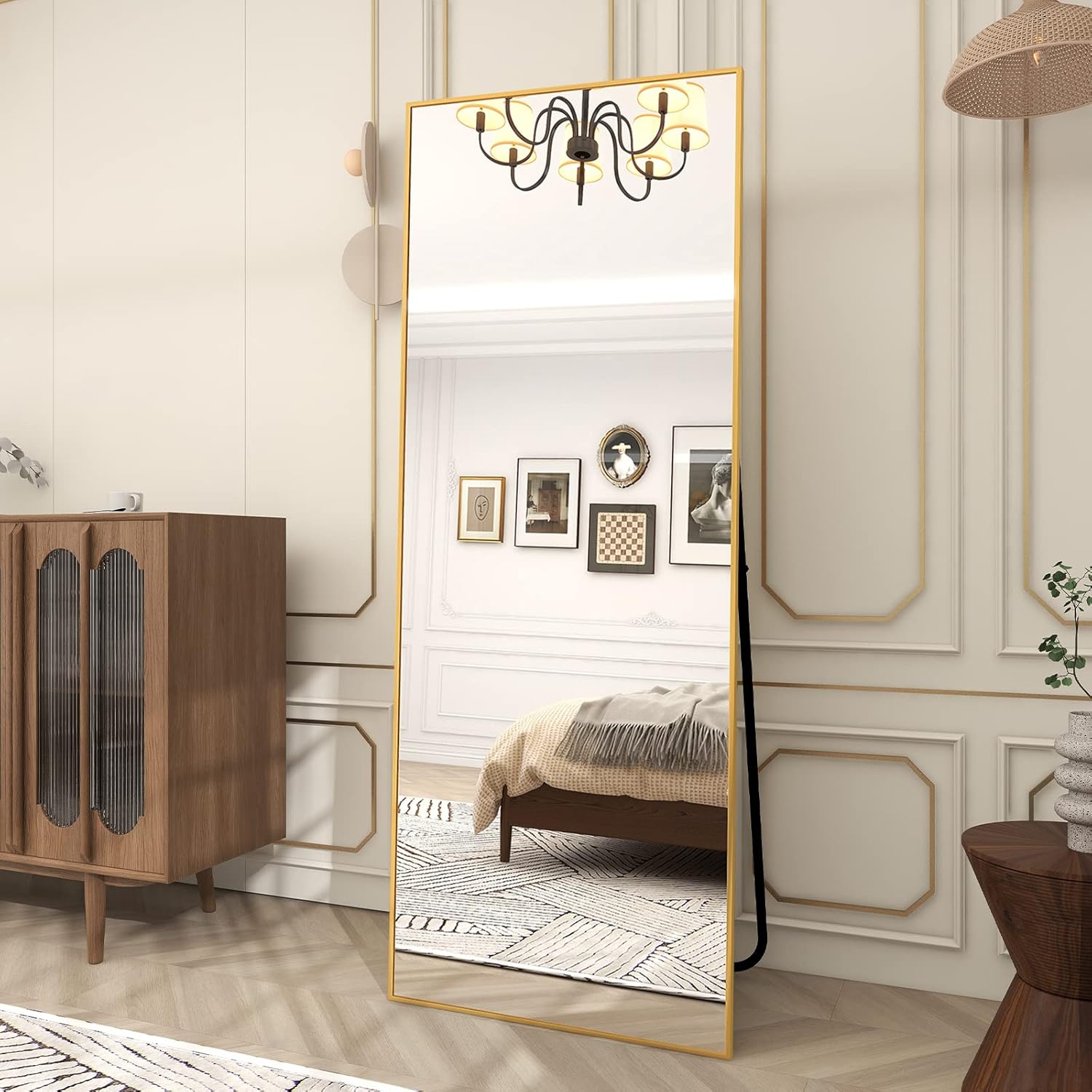 BEAUTYPEAK Full Length Mirror 64x21 for Stylish Home Decor