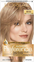 L'Oreal Superior Preference Hair Color 8 Medium Blonde - Fade-Defying