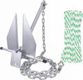 Anchor Kit Fluke Anchor with Chain and Rope - Reliable Holding Power