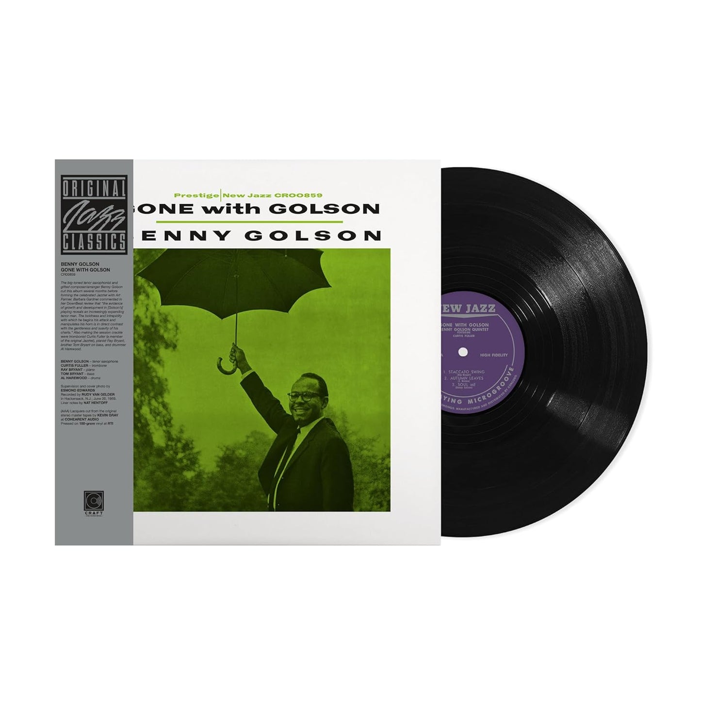 Gone With Golson Original Jazz Classics Series 180g LP Review