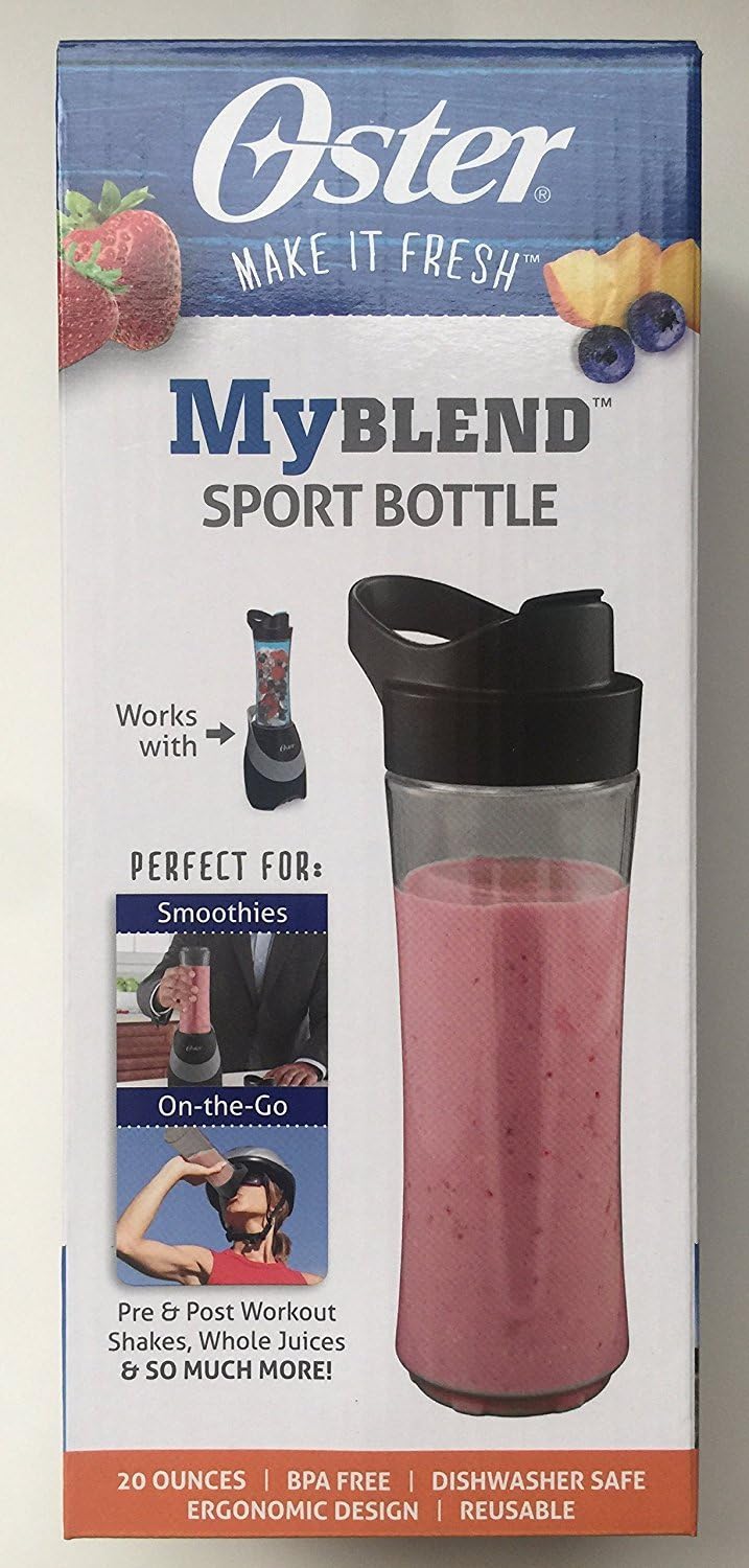 Oster MyBlend Sport Bottle 20oz BPA Free Gray