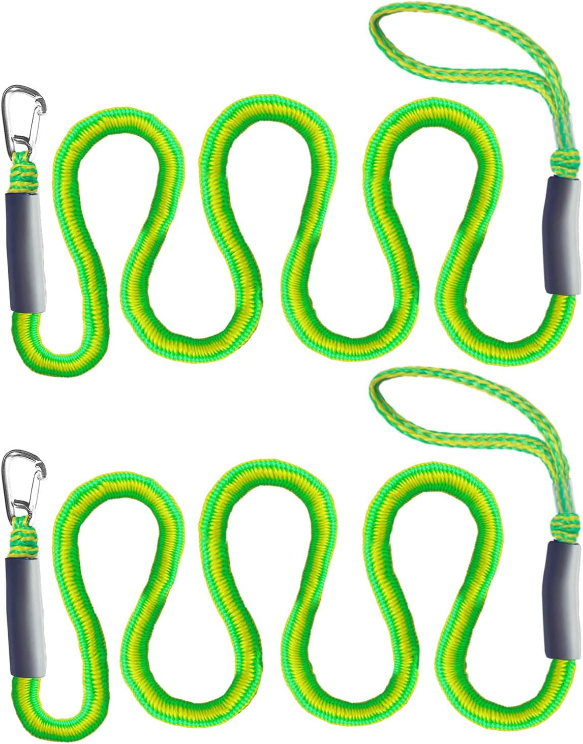 Anchor Boat Bungee Dock Lines for Jet Ski, 7ft Heavy-Duty Ropes