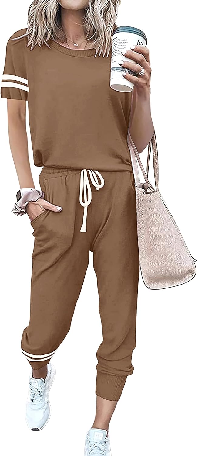 PRETTYGARDEN Women Summer Two Piece Outfits for Casual Comfort