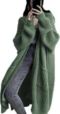 Womens Long Cardigan Sweaters Open Front Oversized Duster - Cozy Fall