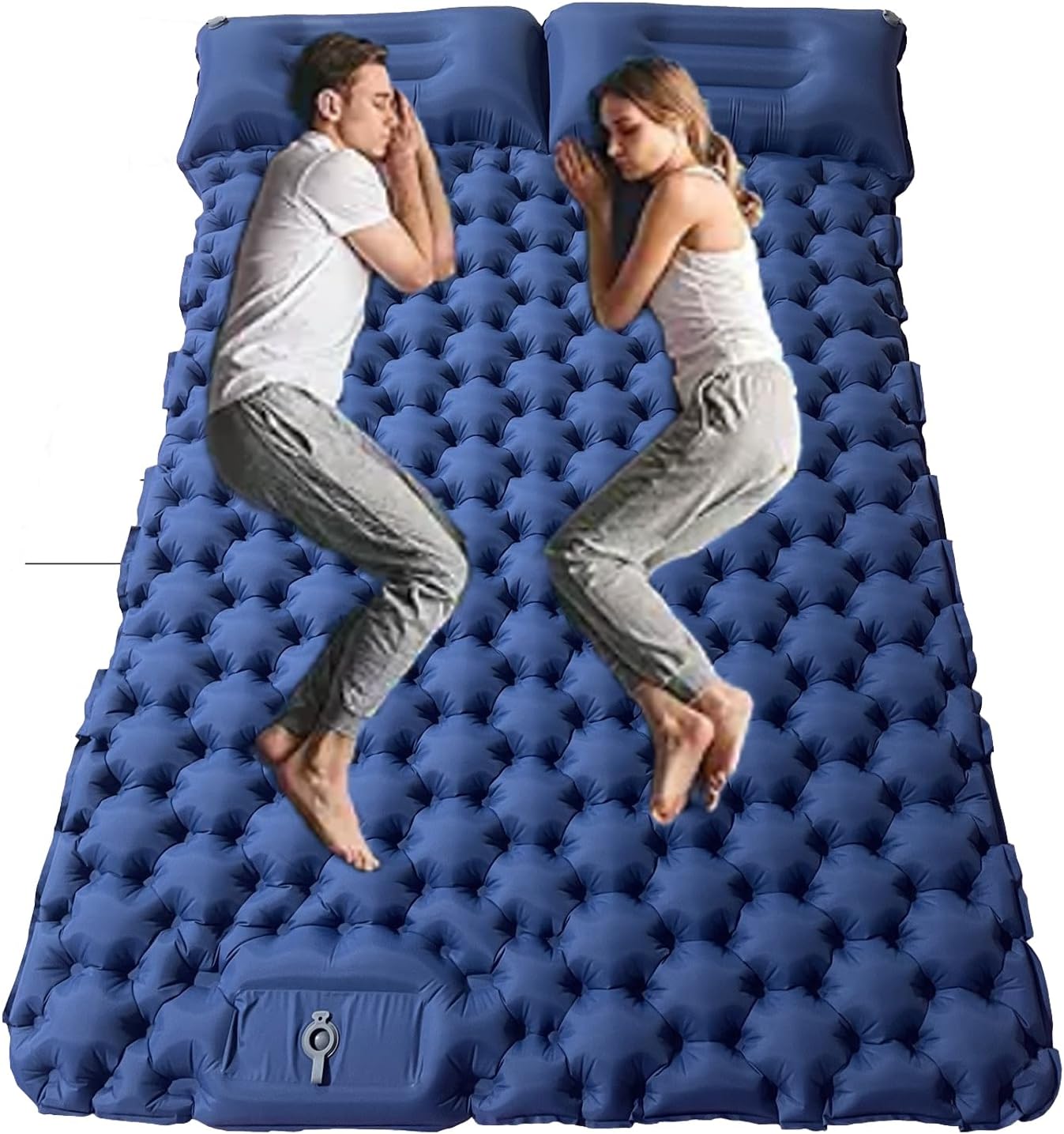 Ultra-Thick 2 Person Camping Pad with Built-in Pump - YUANNING