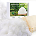 Poly Filling Stuffing Premium Polyester Fiber Fill 4.4 LB - Recycled
