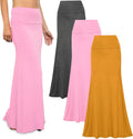 Free to Live 3 Pack Long Skirts for Women - Flowy High Waist Maxi