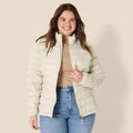 Women's Lightweight Long-Sleeve Packable Water-Resistant Puffer Jacket