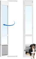 Large Dog Door for Sliding Glass Door - Openable Tall Pet Door